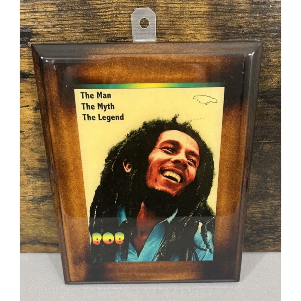 Bob Marley The Man The Myth The Legend Bob Resin Plaque